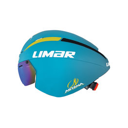 LIMAR Cyklistická přilba - SPEED KING - žlutá/světle modrá